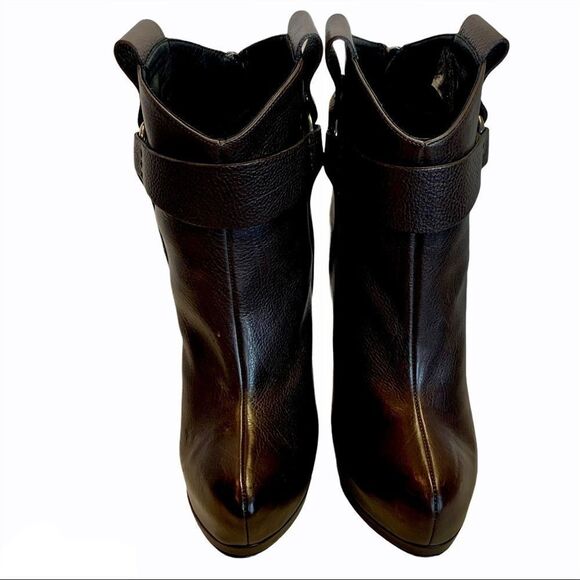NWOB Giuseppe Zanotti brown leather platform boot - Picture 5 of 9